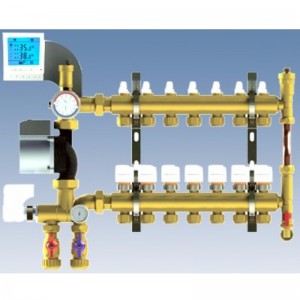 CDX20.1 ... golvvärme vattenblandningstemperatur kontrollcenter